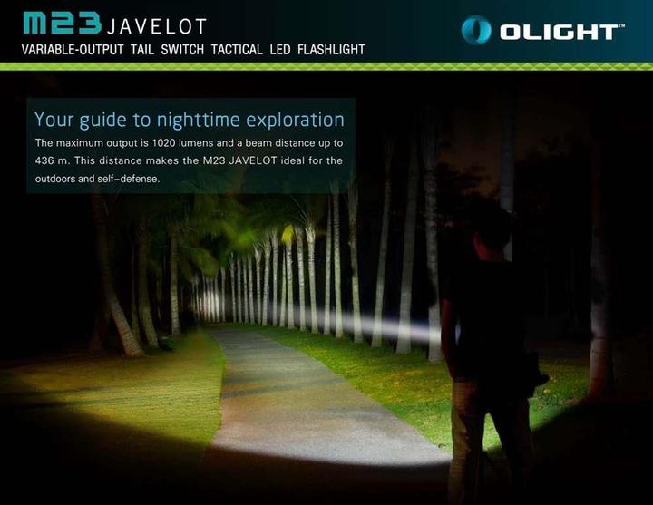 Actual product image Olight M23 Warrior Javelot (14.50 cm, 1020 lm)
