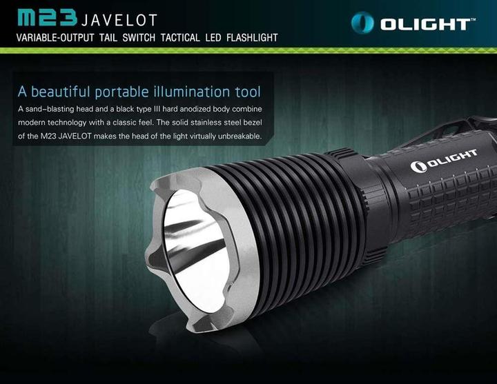 Actual product image Olight M23 Warrior Javelot (14.50 cm, 1020 lm)