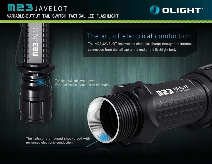 Actual product image Olight M23 Warrior Javelot (14.50 cm, 1020 lm)