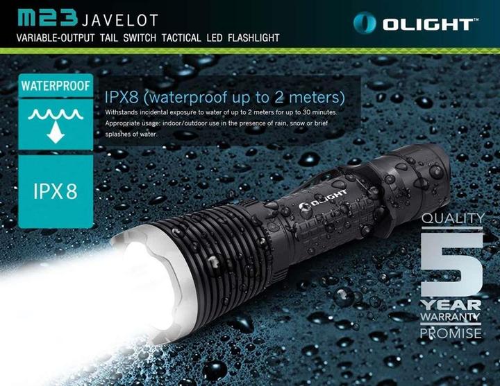 Actual product image Olight M23 Warrior Javelot (14.50 cm, 1020 lm)