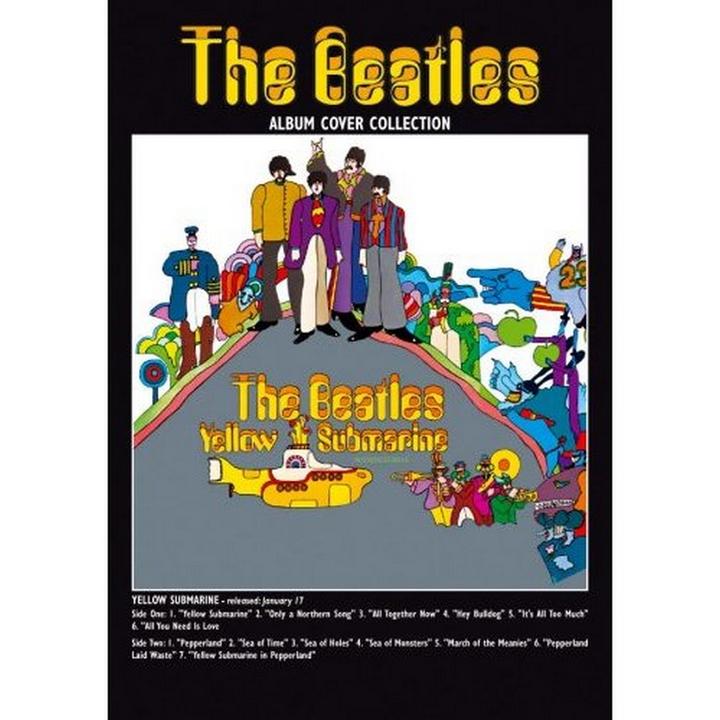 Produktbild The Beatles Postkarte Yellow Submarine Plattenhülle