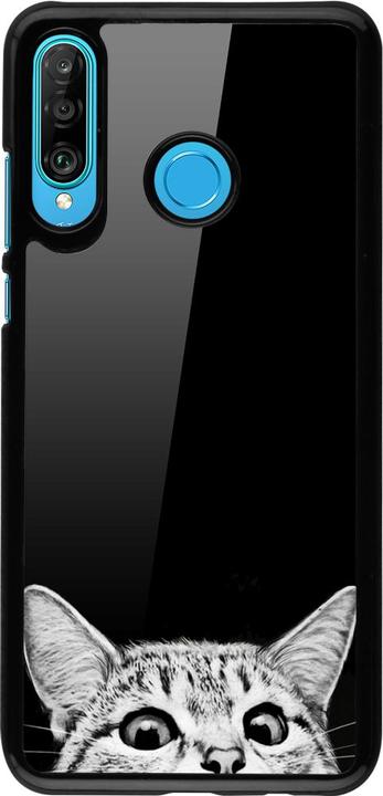 Image du produit PhoneLook Coque Cat Looking Up Black (Huawei P30 Lite)