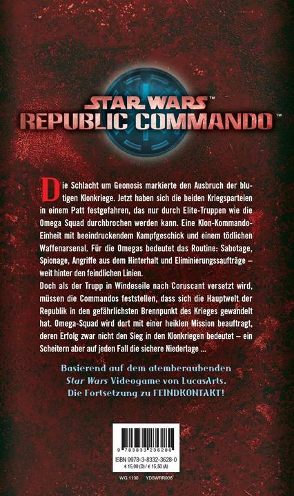 Immagine prodotto Panini Star Wars: Republic Commando - Triple Zero (Tedesco, Travsa Karen, 2018)