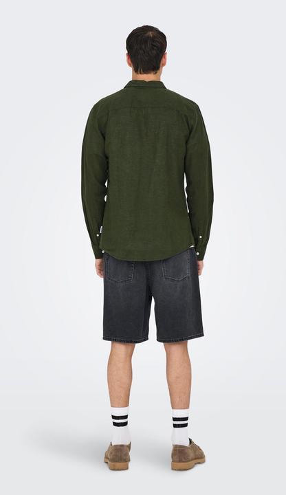 Produktbild Only & Sons Onscaiden Life Ls Solid Linen Shirt Noos (XXL)