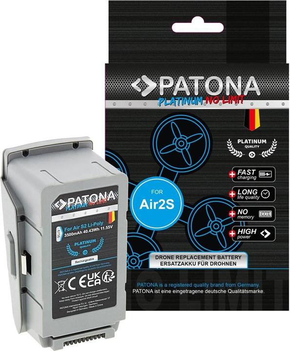 Actual product image Patona Platinum Battery DJI Air 2S (Drone battery, DJI Mavic Air 2)