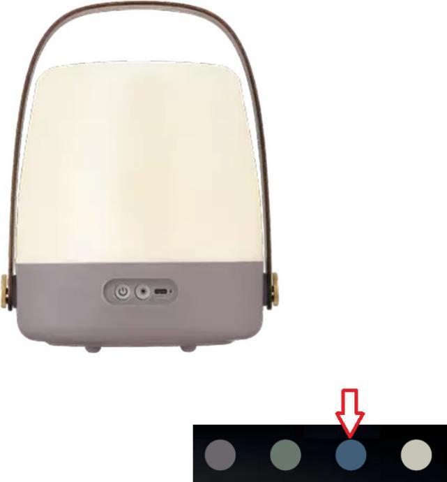 Image du produit Kooduu Lampe haut-parleur lite up JBL mini bleu (45 lm)