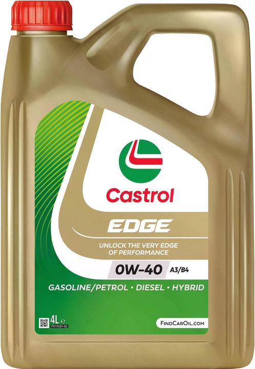 Image du produit Castrol Huile moteur EDGE 0W-40 Titanium A3/B4, 4 l (4 l, SAE 0W-40)