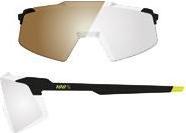 Actual product image 100% Aerocraft - Gloss Metallic Black - Photochromic Lens (gloss metallic black, Photochromic)