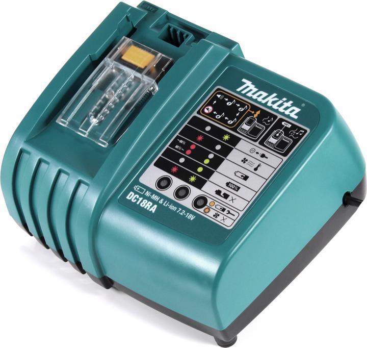 Produktbild Makita DC 18 RA Ladegerät 7,2 - 18 V für Ni-MH und Li-Ion (7.2 V)