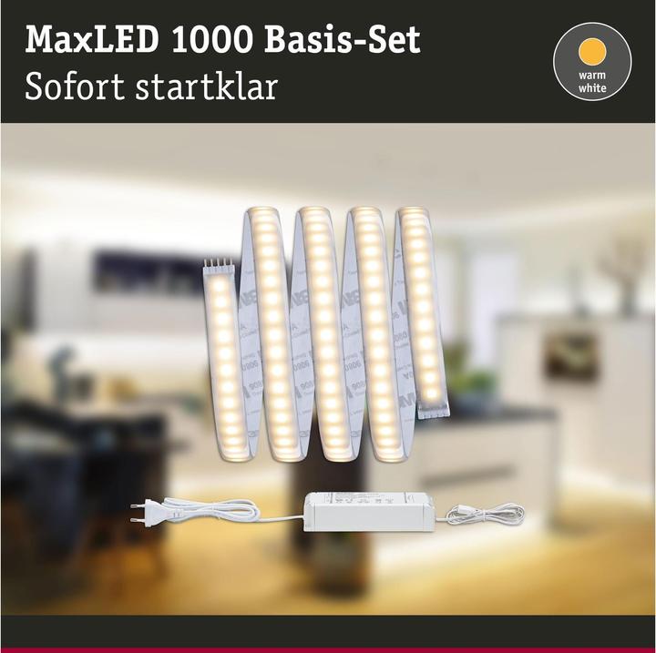 Actual product image Paulmann MaxLED 1000 Stripe Set (Warm white, 150 cm, Indoor)