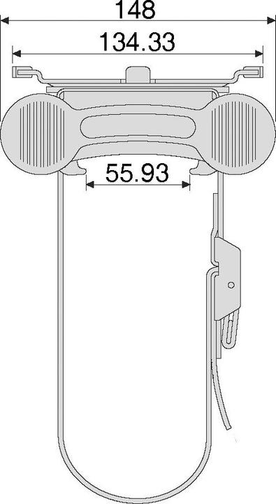 Actual product image Accuride PC holder