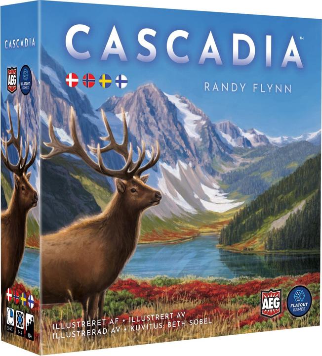 Actual product image Flatout Games Cascadia Cascadia Nordic (Norwegian)