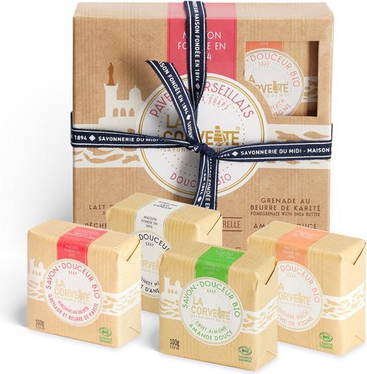 La Corvette Geschenkbox Seifen Bio Sanft (Seifenlotion)