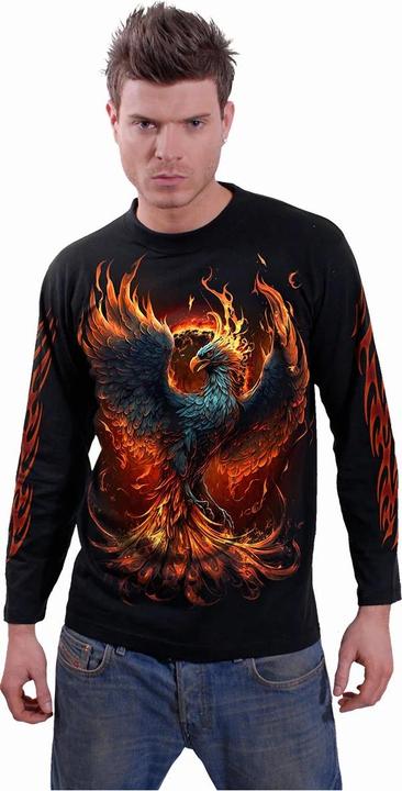 Immagine prodotto Spiral Ashes Reborn Maglietta Stampa posteriore Manica Lunga Adulto Unisex (L)