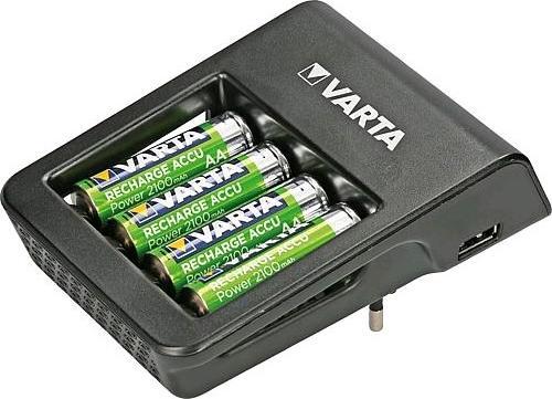 Produktbild Varta LCD Plug Charger+ (1 Stk., AA, 2100 mAh, Ladegerät inkl. Akku)