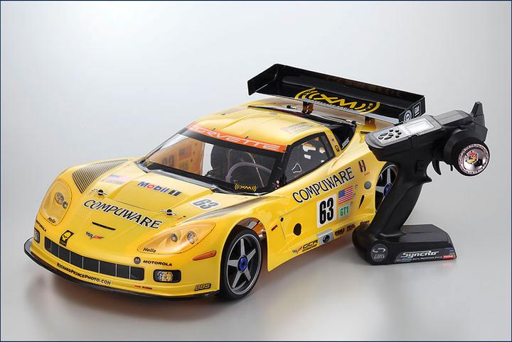 Image du produit Kyosho Inferno GT2 Race SPEC Corvette C6-R (Presque prêt à être conduite)