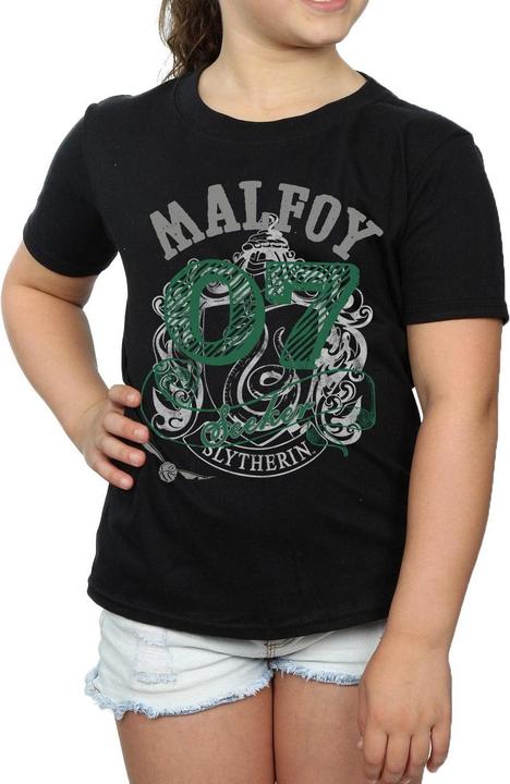 Immagine prodotto Maglietta in cotone delle ragazze Cercatore Draco Malfoy (116)
