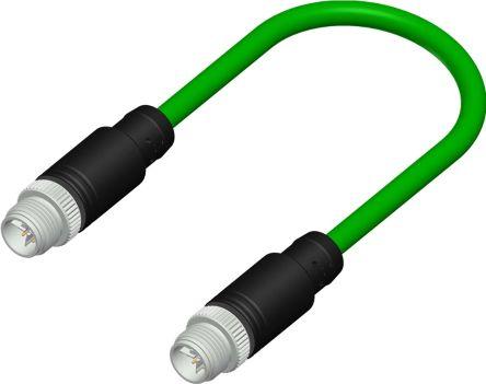 Actual product image Rs Pro Pre-assembled sensor cable 8-wire, straight plug / M12 straight plug, length 5m