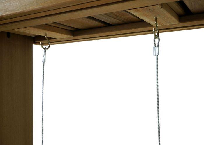 Produktbild Mendler Hochbeet HWC-L72, Pflanzkasten Rankhilfe, 145x85x50cm Outdoor Tanne