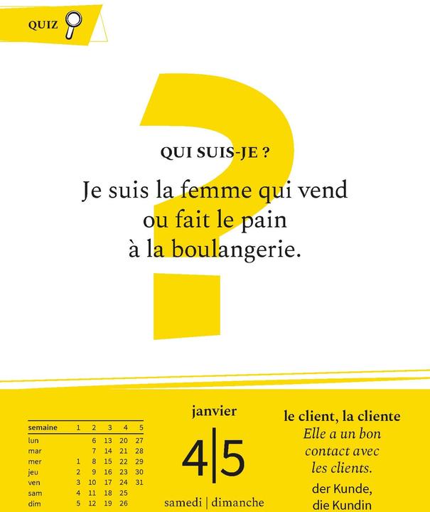 Produktbild Langenscheidt Sprachkalender Französisch 2025 (Deutsch)