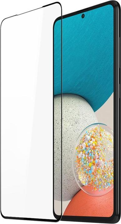 Actual product image Dux Ducis 9D Tempered Glass full screen 9H tempered glass with frame for Samsung Galaxy A73 black (c (1 Piece, Samsung Galaxy A73 5G)