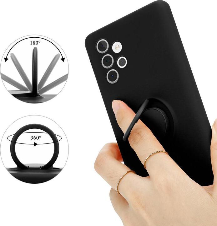 Actual product image Cadorabo TPU Liquid Ring Silicone Case Cover (Samsung Galaxy A32 5G)