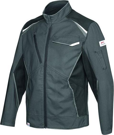 Kübler Jacke ICONIQ cotton anthrazit/schwarz Form 1140 Grösse 3XL (3XL)