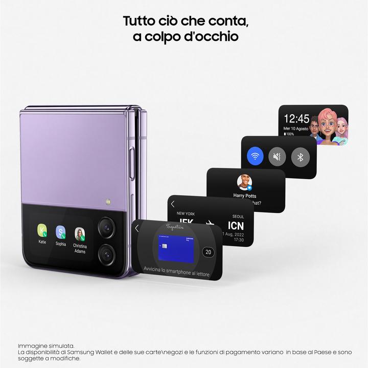 Immagine prodotto Samsung Galaxy Z Flip4 (256 GB, Oro pink, 6.70", SIM + eSIM, 12 Mpx, 5G)