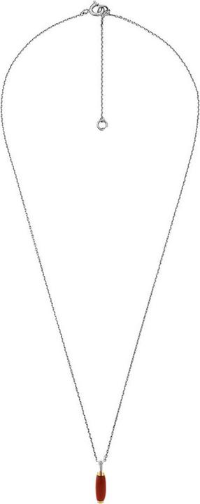 Produktbild Ti Sento Milano Kette mit Anhänger Zirkonia bicolor vergoldet 6783CR (925 Sterling Silber, 45 cm)