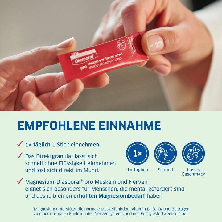 Produktbild magnesium diasporal Active (30 Stück, Granulat, 90 g)