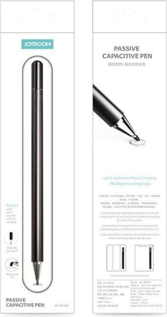Actual product image Joyroom Excellent Series passive capacitive stylus pen for smartphone / tablet black (JR-BP560S)