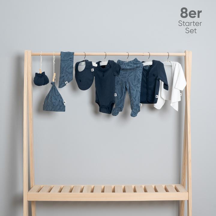 Image du produit TotsTale Premium 8-tlg. Newborn Starter-Set – Babykleidung aus Bio-Baumwolle – Geschenk zur Geburt (50, 56, 62, 68)
