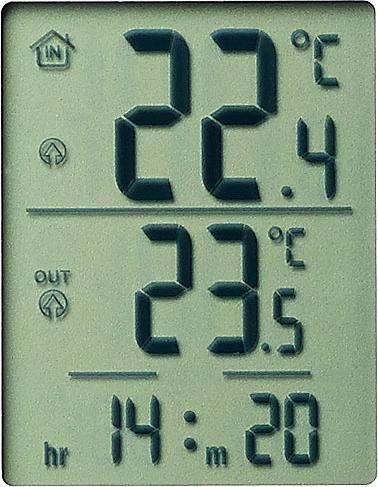 Produktbild Pearl 2er-Set digitale Innen- und Aussen-Thermometer