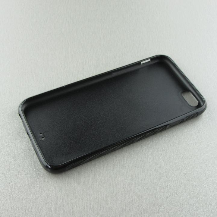Produktbild PhoneLook Hülle Silikon schwarz Purple Pink Pineapple (Apple iPhone 6)