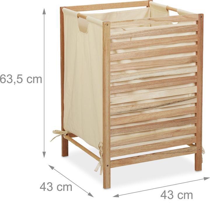 Produktbild Relaxdays Wäschekorb (60 l)