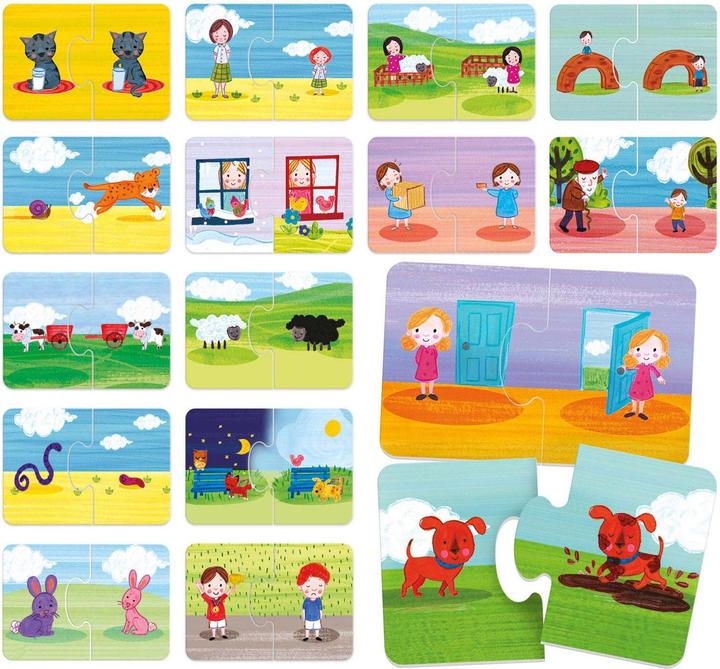 Produktbild Wählen Sie das Puzzle-Gegensätze-Spiel in der richtigen Reihenfolge
