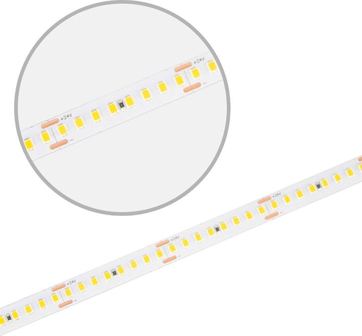 Immagine prodotto Isoled LED HEQ927 Flexband striscia ad alta luminosità, 24V, 12W, IP20, bianco caldo, 160 LED/m (500 cm)