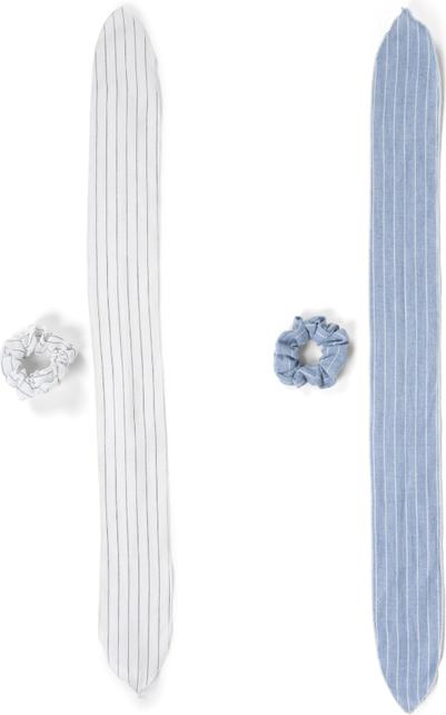 Trisa Fashion Denim Scrunchie mit Schleife (Haargummi)