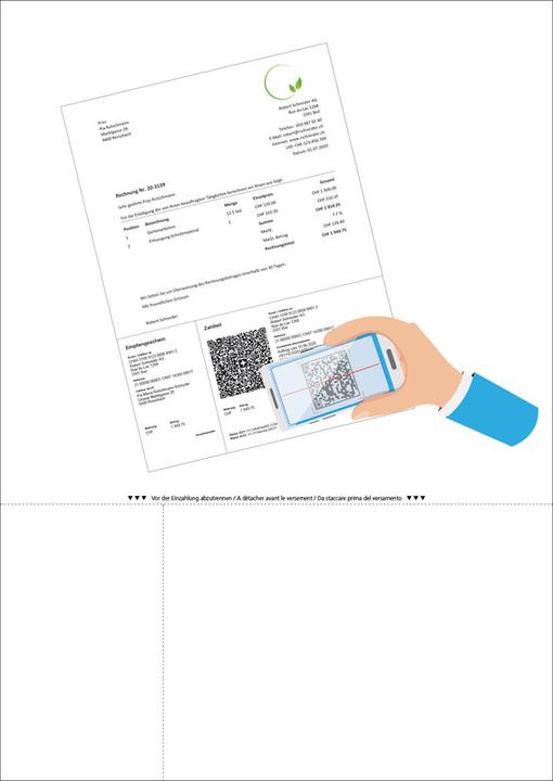 Produktbild NoName Rechnungsformulare mit QR-Code (500 x)