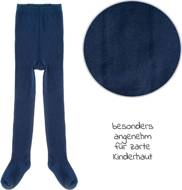 Produktbild La Loona LaLoona Baby-Strumpfhosen Strumpfhose 4er Pack - Marine Grau-Melange - (62/68)