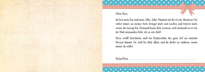 Image du produit Was ich an dir liebe – 12 persönliche Gutscheine für dich (Allemand, 2020)