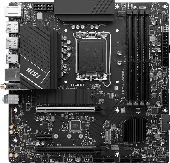 Produktbild MSI PRO B760M-A WIFI (LGA 1700, Intel B760, mATX)