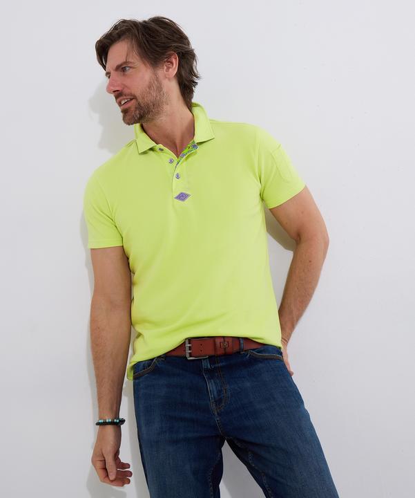 Actual product image Joe Browns Paisley Trim Pique Polo Shirt (XL)