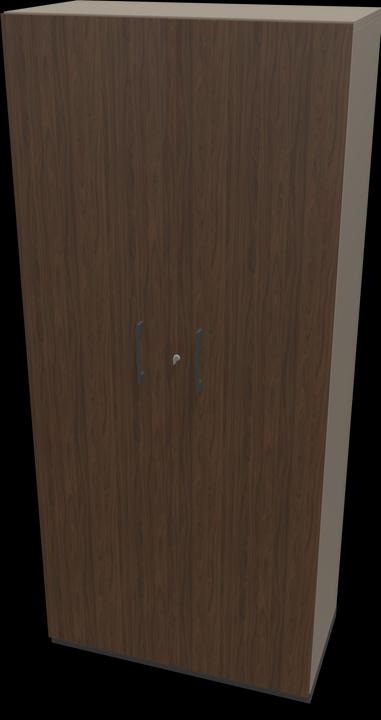 Cubanite grey, Walnut decor dark with structure, Dark grey