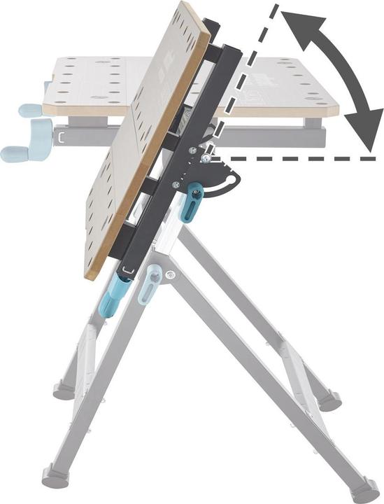 Produktbild wolfcraft wolfcraft 1 MASTER 650 ERGO Spanntisch (65 cm, 72 cm)