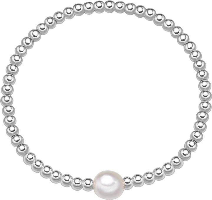 Image du produit Yokoamii Bracelet femme perles en alliage métallique - 36410 (21 cm, Alliage métallique)