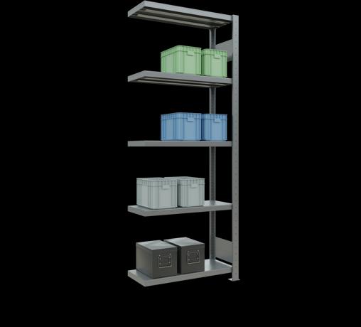 Produktbild Schulte Lagertechnik Stecksystem Anbauregal MULTIplus250 mit Längenriegel