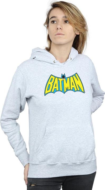Actual product image Womens/Ladies Batman Retro Logo Hoodie (S)