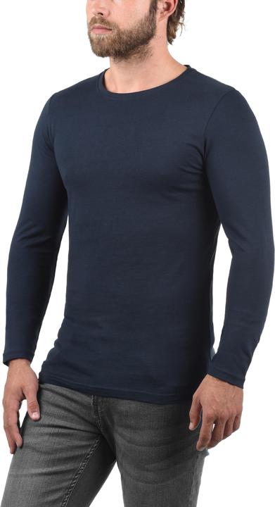 Image du produit Solid Basal T-Shirt Basique À Manches Longues Multipack Pour Homme Avec Encolure Rond 100% Coton (XL)