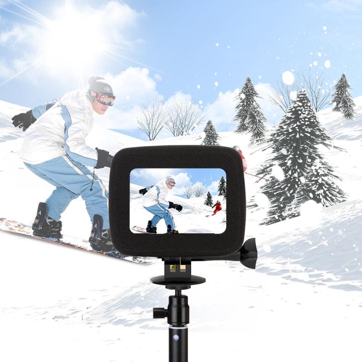 Actual product image Puluz GoPro Hero 8 Black windscreen housing